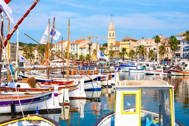 View of Sanary-sur-Mer, France