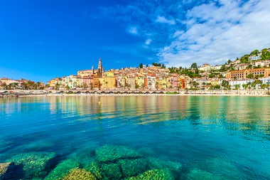 View of Menton, France