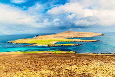 View of Isle of Noss, Great Britain