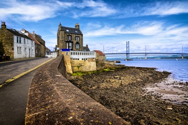 View of South Queensferry, Great Britain