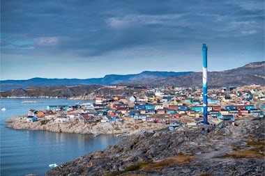 View of Ivittut, Greenland