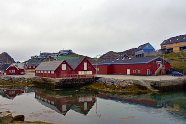 View of Paamiut, Greenland