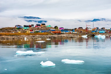 View of Saqqaq, Greenland
