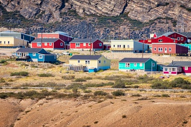 View of Kangerlussuaq, Greenland