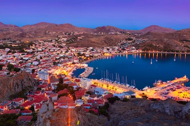 View of Limnos, Greece