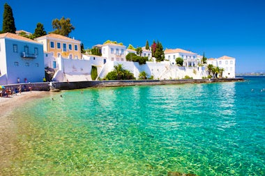 View of Spetses, Greece
