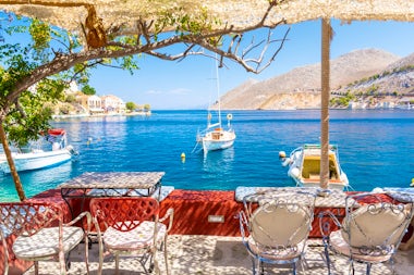 View of Symi, Greece