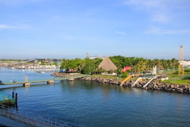 View of Puerto Quetzal, Guatemala