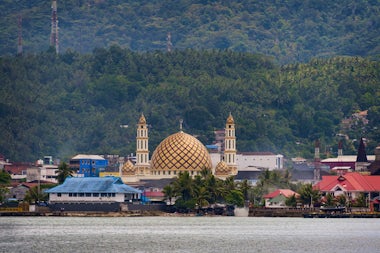 View of Ambon Island, Indonesia