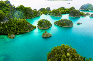 View of Pulau Gam (Raja Ampat), Indonesia