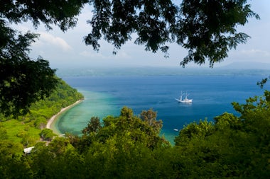 View of Satonda Island, Indonesia