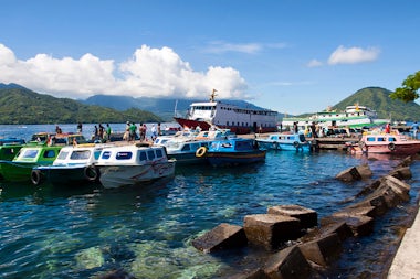 View of Ternate Island, Indonesia