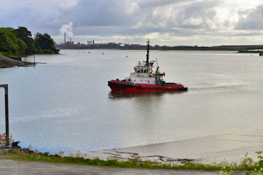 View of Foynes, Ireland