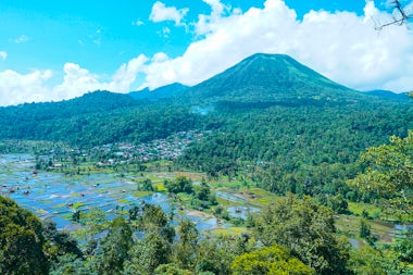 View of Bitung, Indonesia