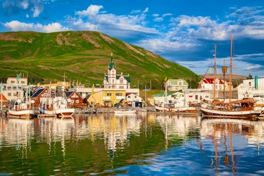 View of Husavik, Iceland