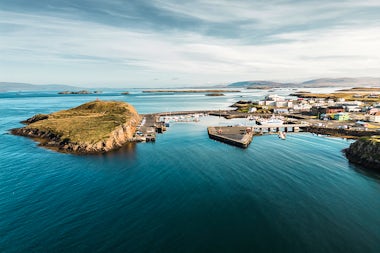 View of Stykkisholmur, Iceland