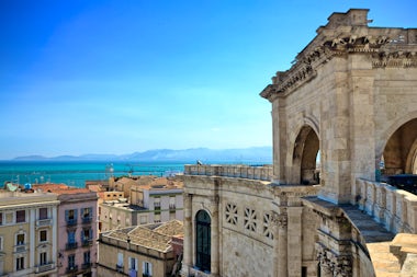 View of Cagliari, Italy