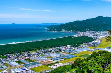 View of Karatsu, Japan