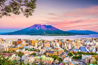 View of Kagoshima, Japan