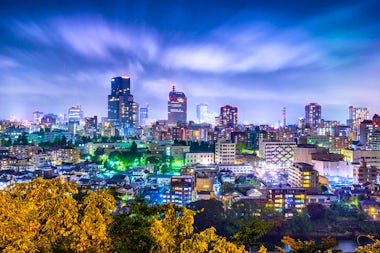 View of Sendai, Japan
