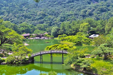 View of Takamatsu, Japan