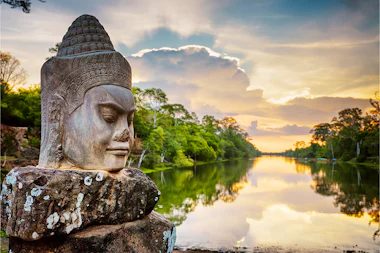 View of Siem Reap, Cambodia