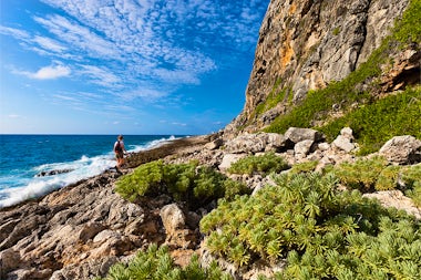 View of Cayman Brac, Cayman Islands