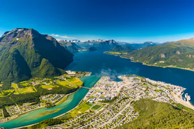 View of Andalsnes, Norway