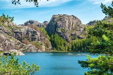 View of Eigersund, Norway