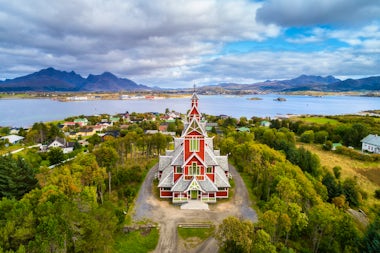 View of Gravdal, Norway