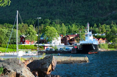View of Kinsarvik, Norway