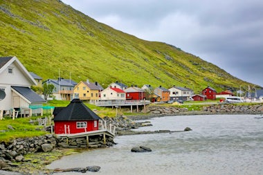 View of Skarsvag, Norway
