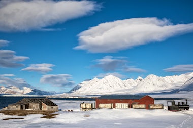 View of Ny-Alesund, Norway