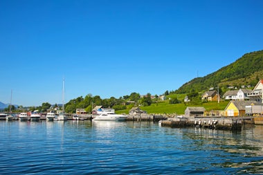 View of Rosendal, Norway