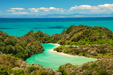 View of Abel Tasman National Park, New Zealand
