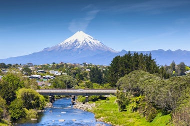 View of New Plymouth, New Zealand
