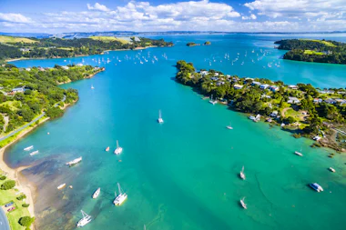 View of Waiheke Island, New Zealand