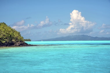 View of Tahaa, French Polynesia