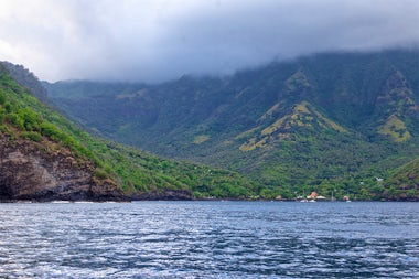 View of Tahuata, French Polynesia