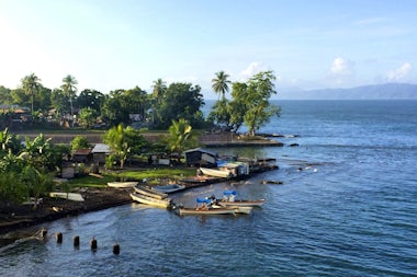 View of Alotau, Papua New Guinea