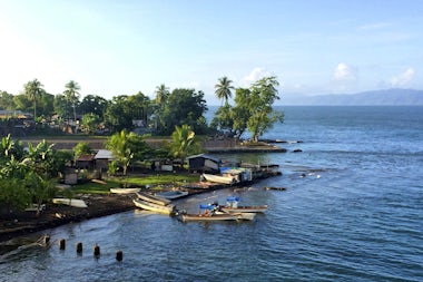 View of Milne Bay (Alotau), Papua New Guinea