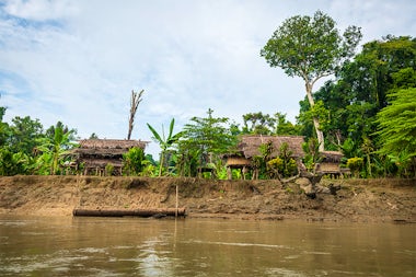 View of Sepik River, Papua New Guinea