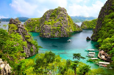 View of Coron Island, Philippines