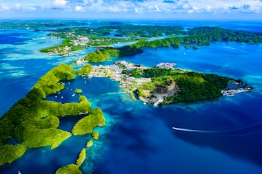 View of Koror, Palau