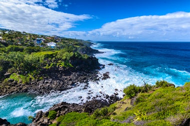 View of Saint Pierre, Réunion