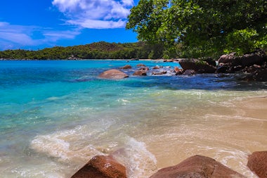 View of Astove, Seychelles