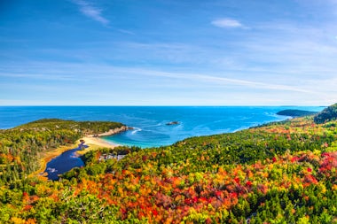 View of Bar Harbor, USA