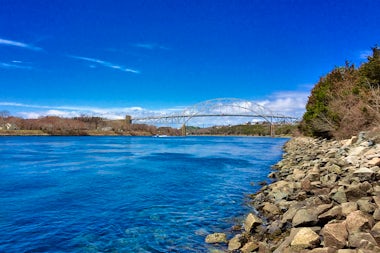 View of Cape Cod Canal, USA