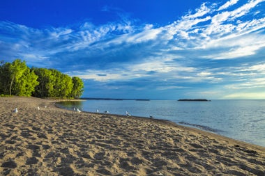 View of Lake Erie, USA