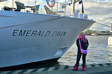 Sally sails The Netherlands & Belgium aboard Emerald Dawn